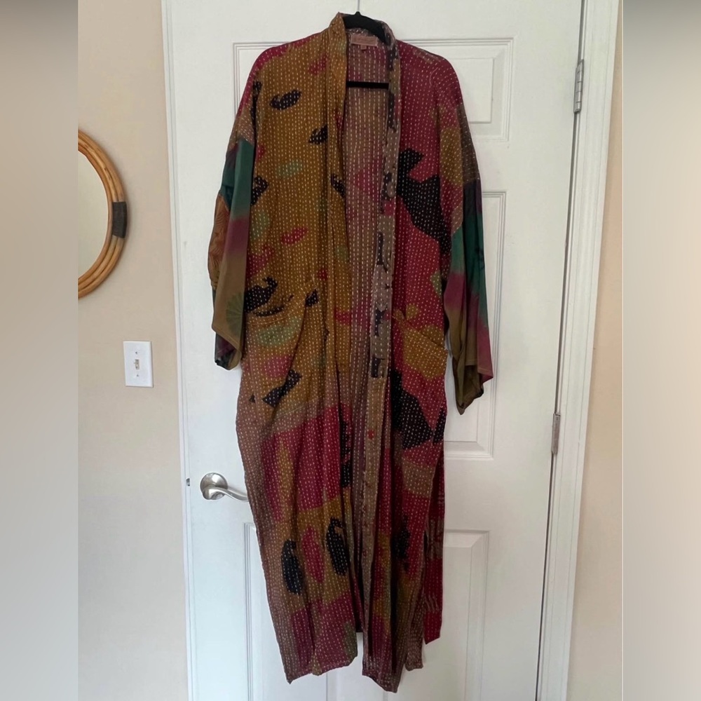 Kantha Bae Overdyed Kimono - Picture 2 of 10